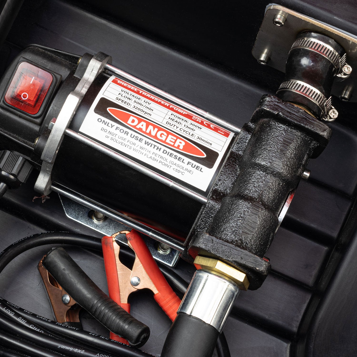 SIP 06950 200ltr Portable Diesel Tank with High-Flow 12v Transfer Pump