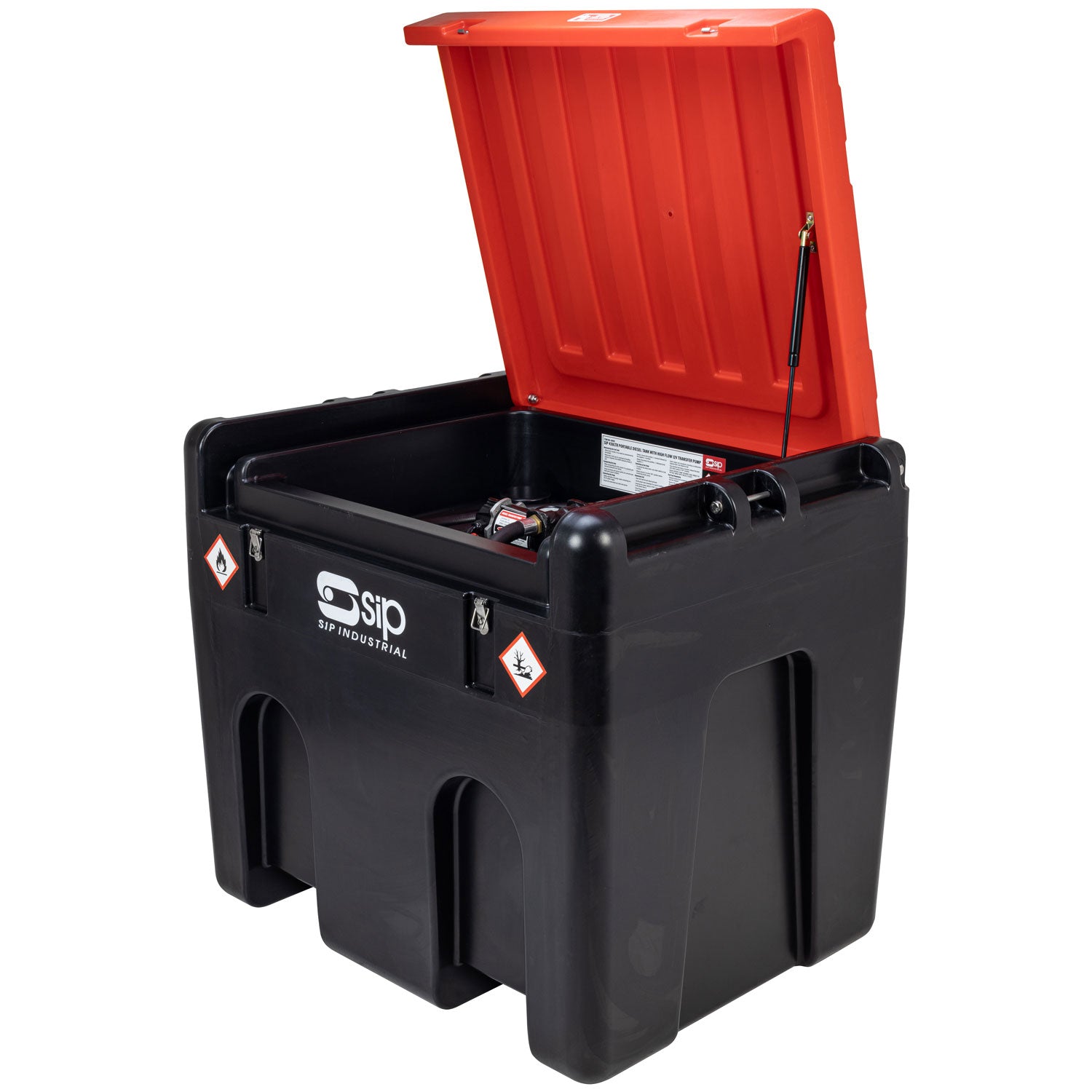 SIP 430ltr Portable Diesel Tank with High-Flow 12v Transfer Pump