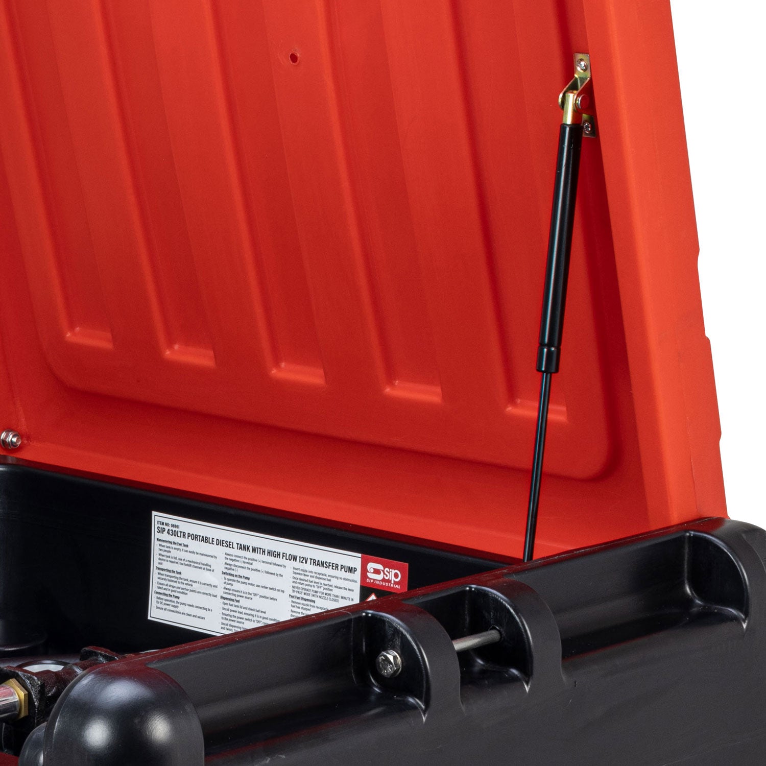 SIP 430ltr Portable Diesel Tank with High-Flow 12v Transfer Pump