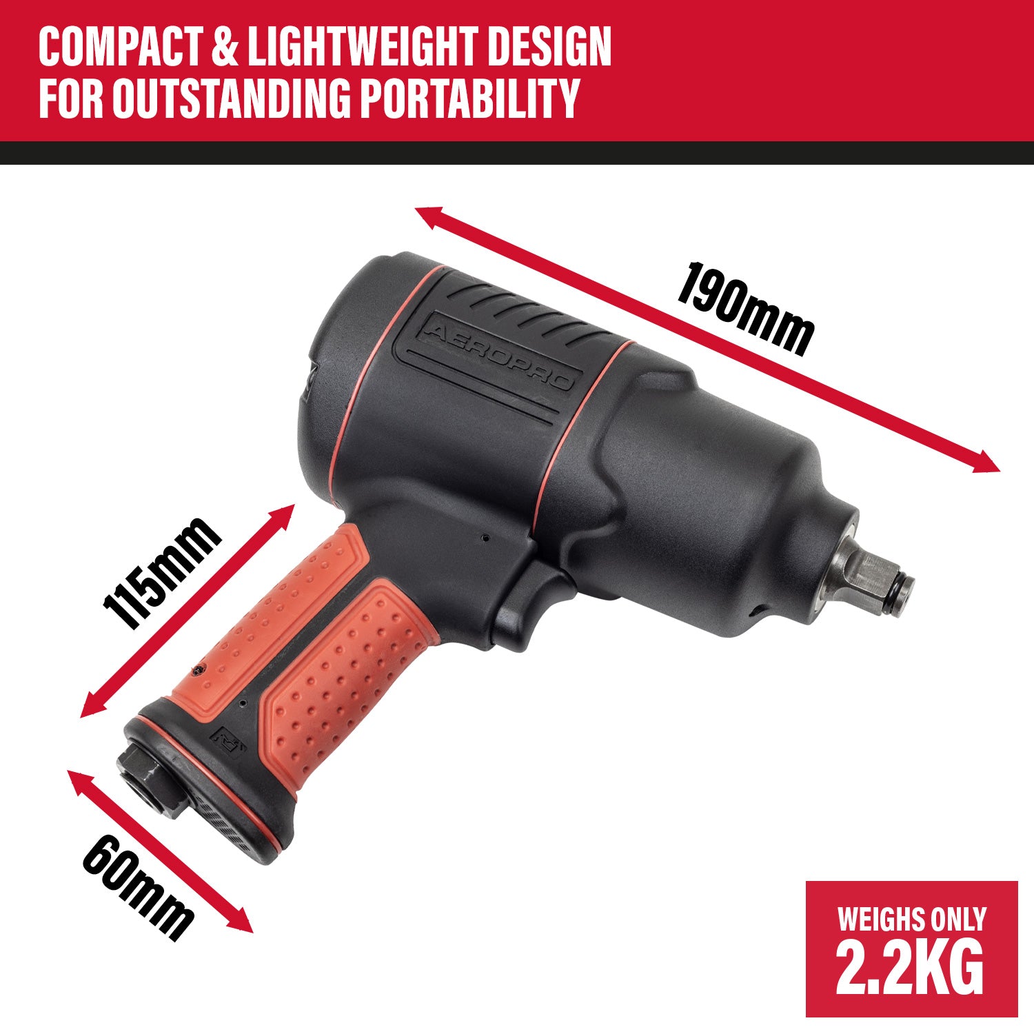 SIP 07212 Composite 1/2" Air Impact Wrench