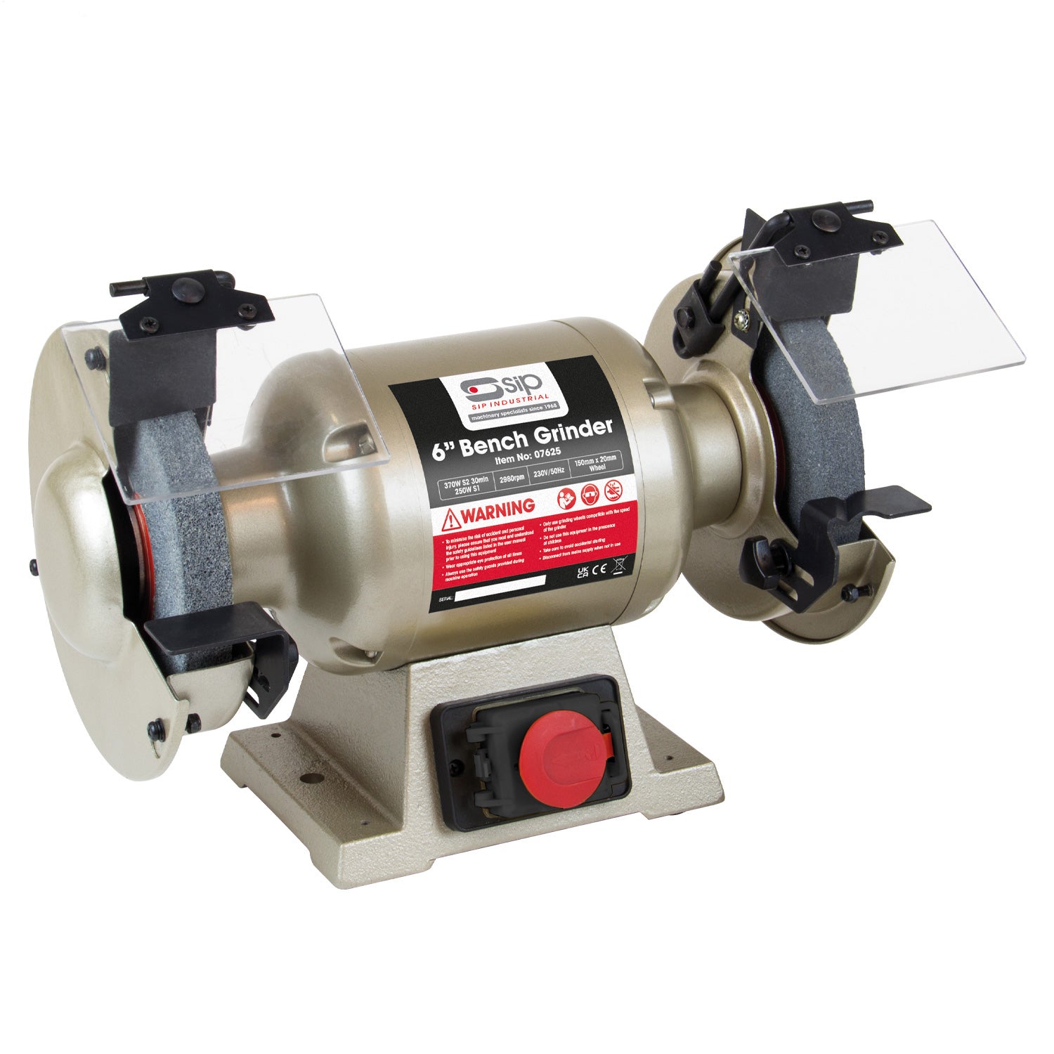 SIP 07625 6" Professional Bench Grinder