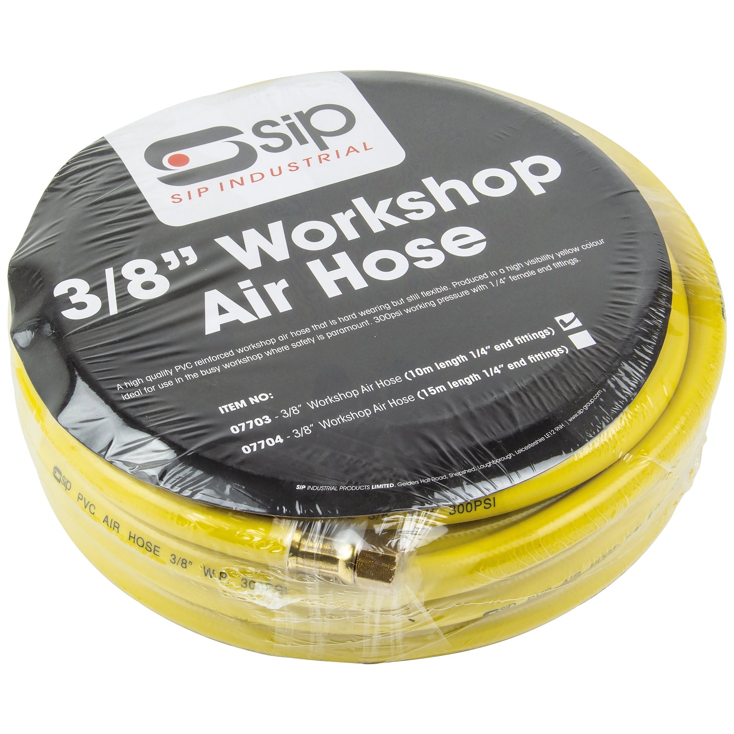 SIP 07703 3/8" 10mtr PVC Workshop Air Hose
