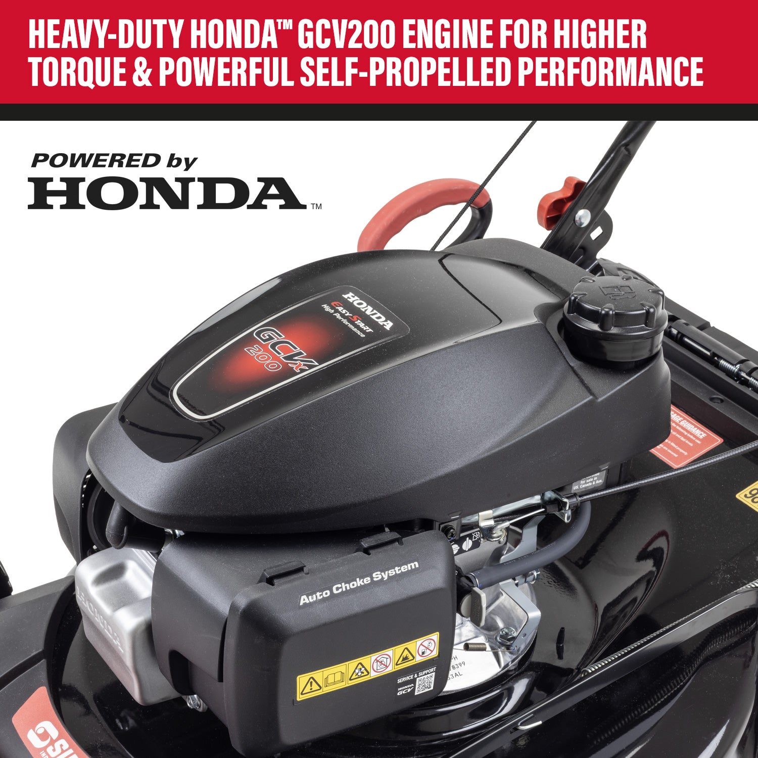 SIP 08228 Honda-Powered 56cm Petrol Lawnmower
