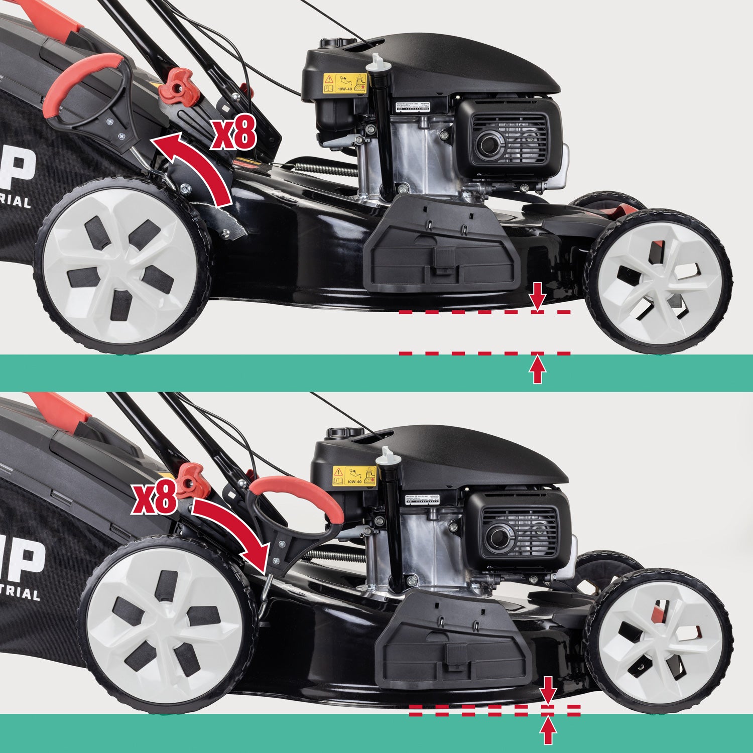 SIP 08228 Honda-Powered 56cm Petrol Lawnmower