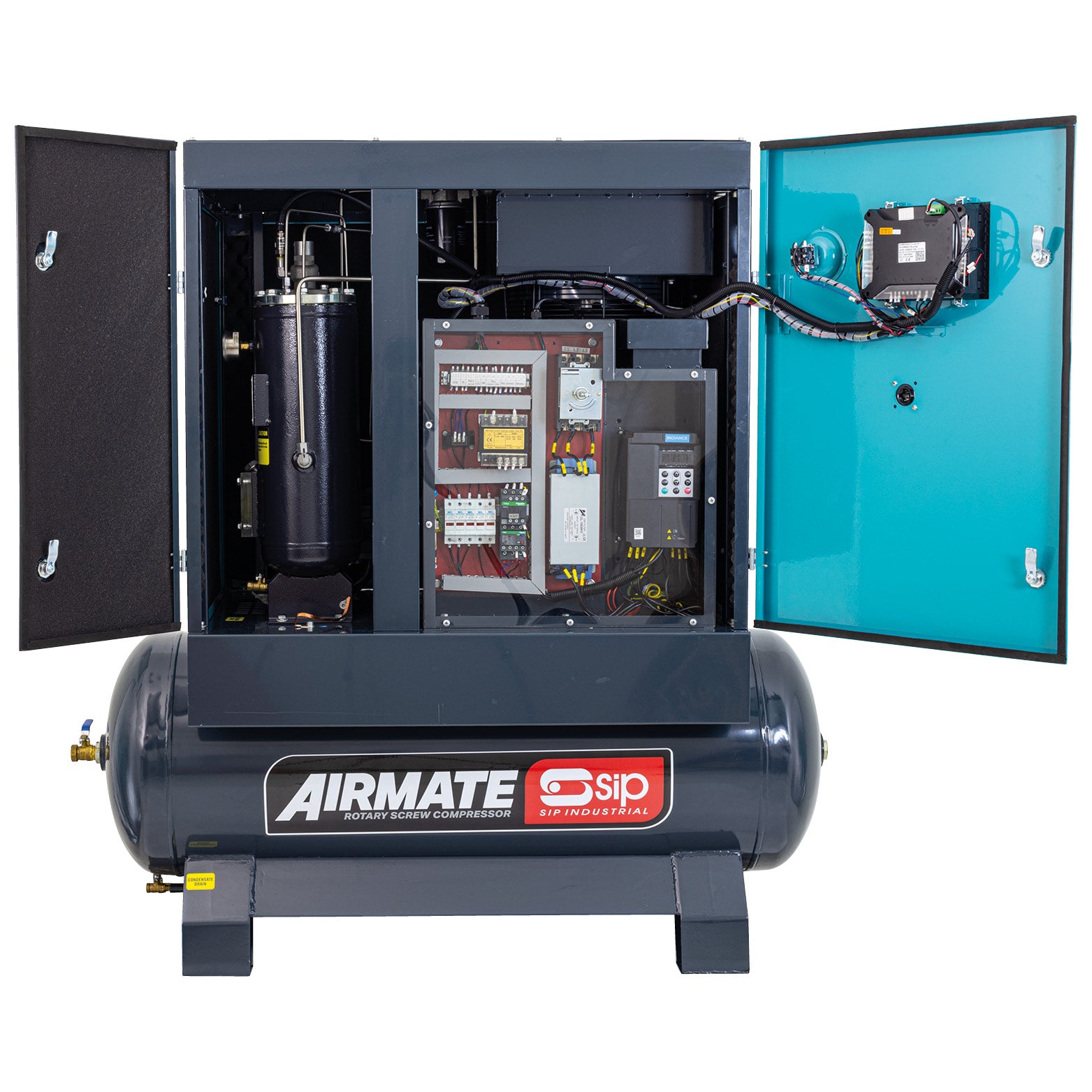 SIP 08261 VSDD 7.5kW 10bar 200ltr 400v Rotary Screw Compressor