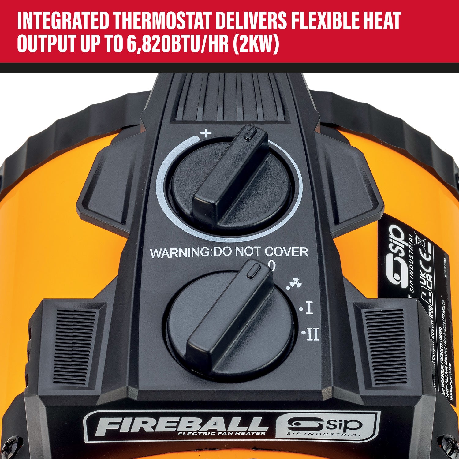 SIP 09128 Fireball Turbofan 2000 Electric Fan Heater