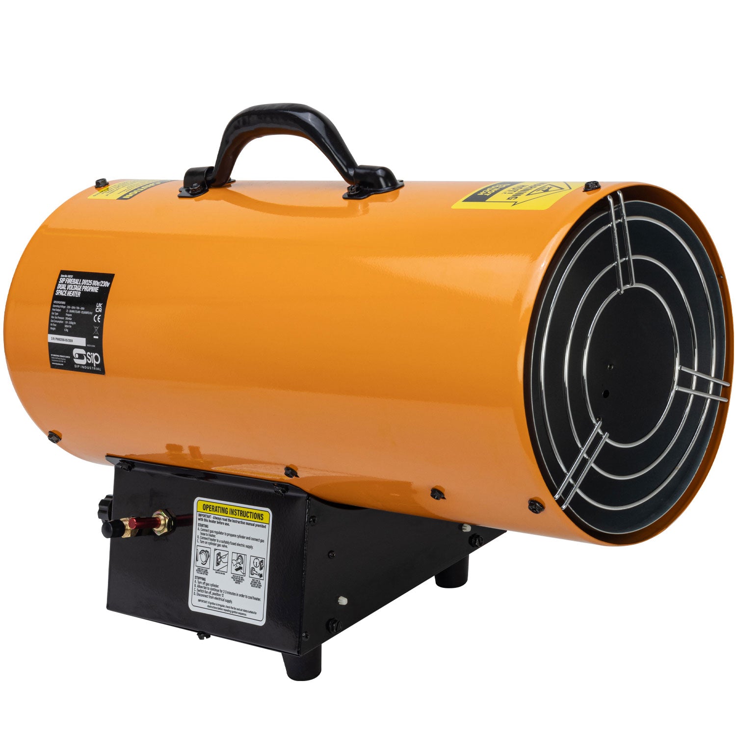 SIP 09232 Fireball DV125 110v/230v Propane Space Heater