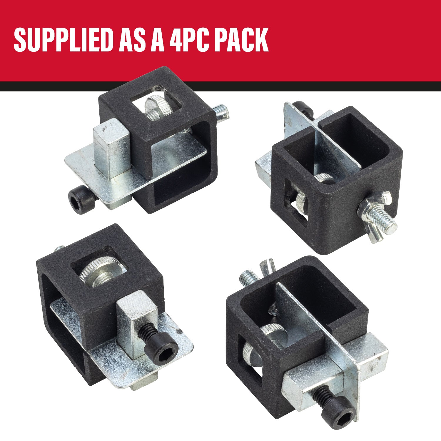 SIP 09533 4pc Adjustable Offset Butt Welding Clamps