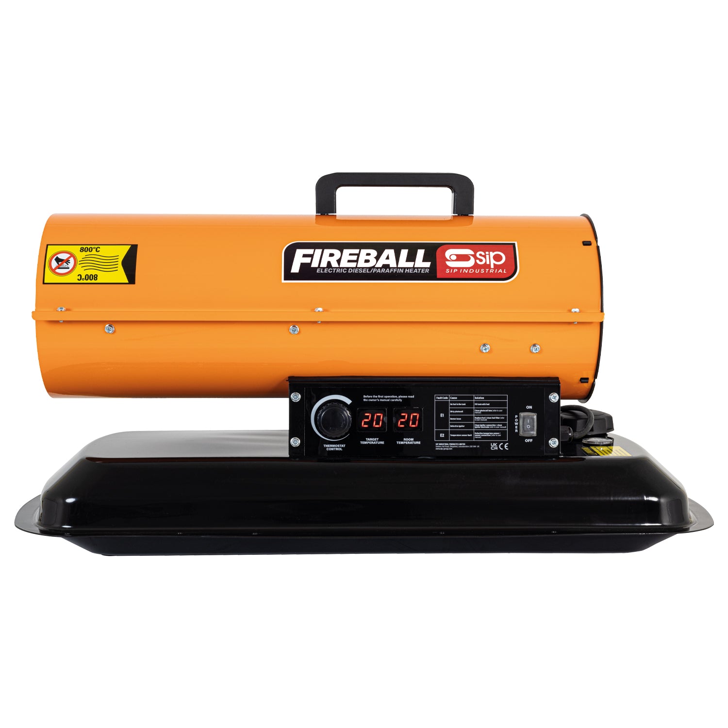 SIP 09591 Fireball XD75F Diesel/Paraffin Space Heater