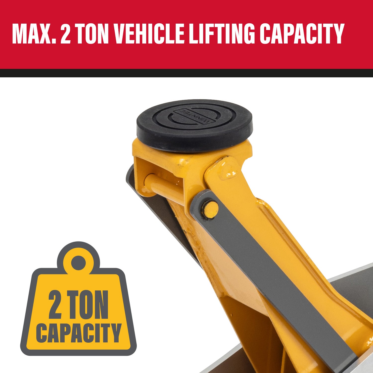 WINNTEC® 2 Ton Aluminium / Steel Trolley Jack