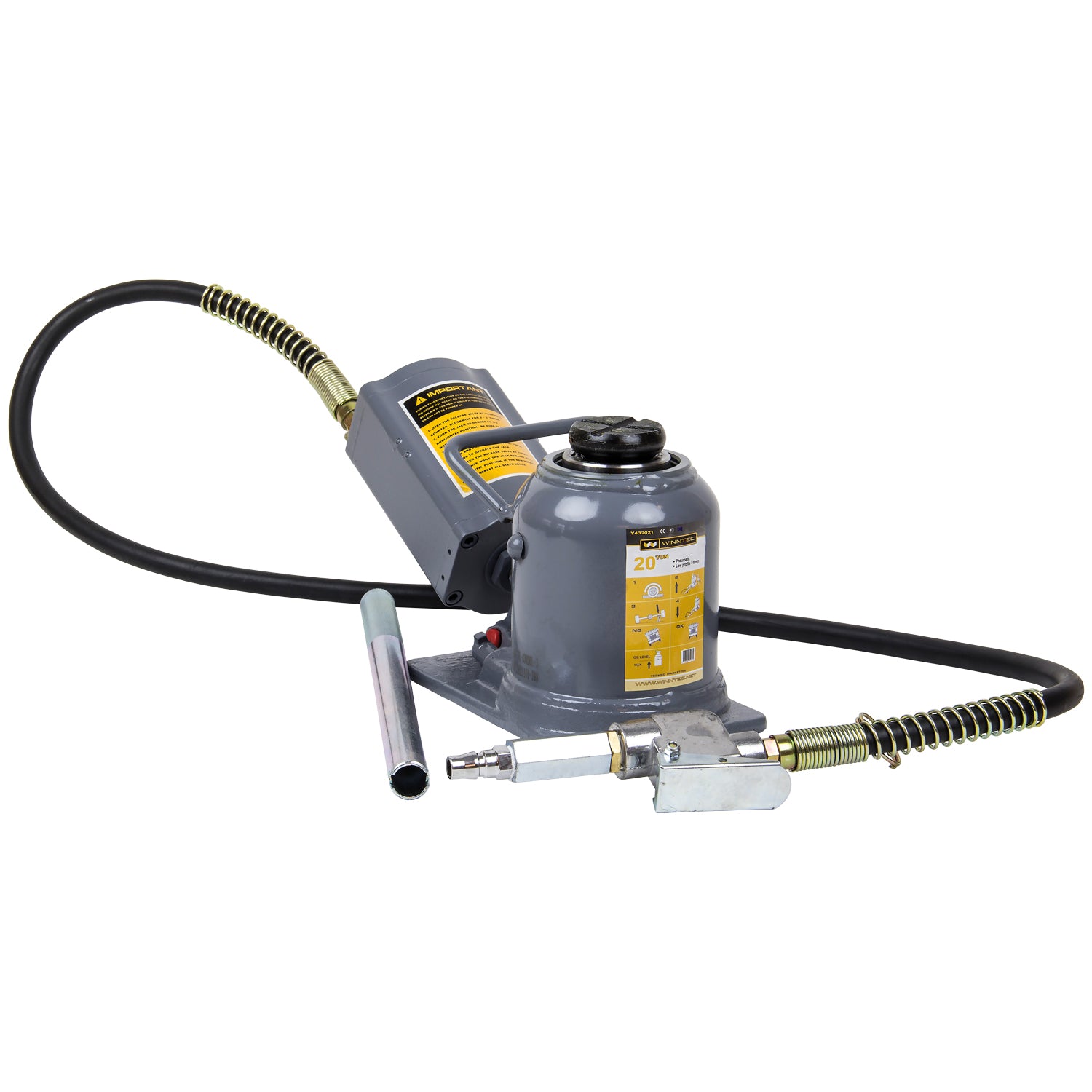 SIP 09829 Winntec 20 Ton Low Profile Air Bottle Jack