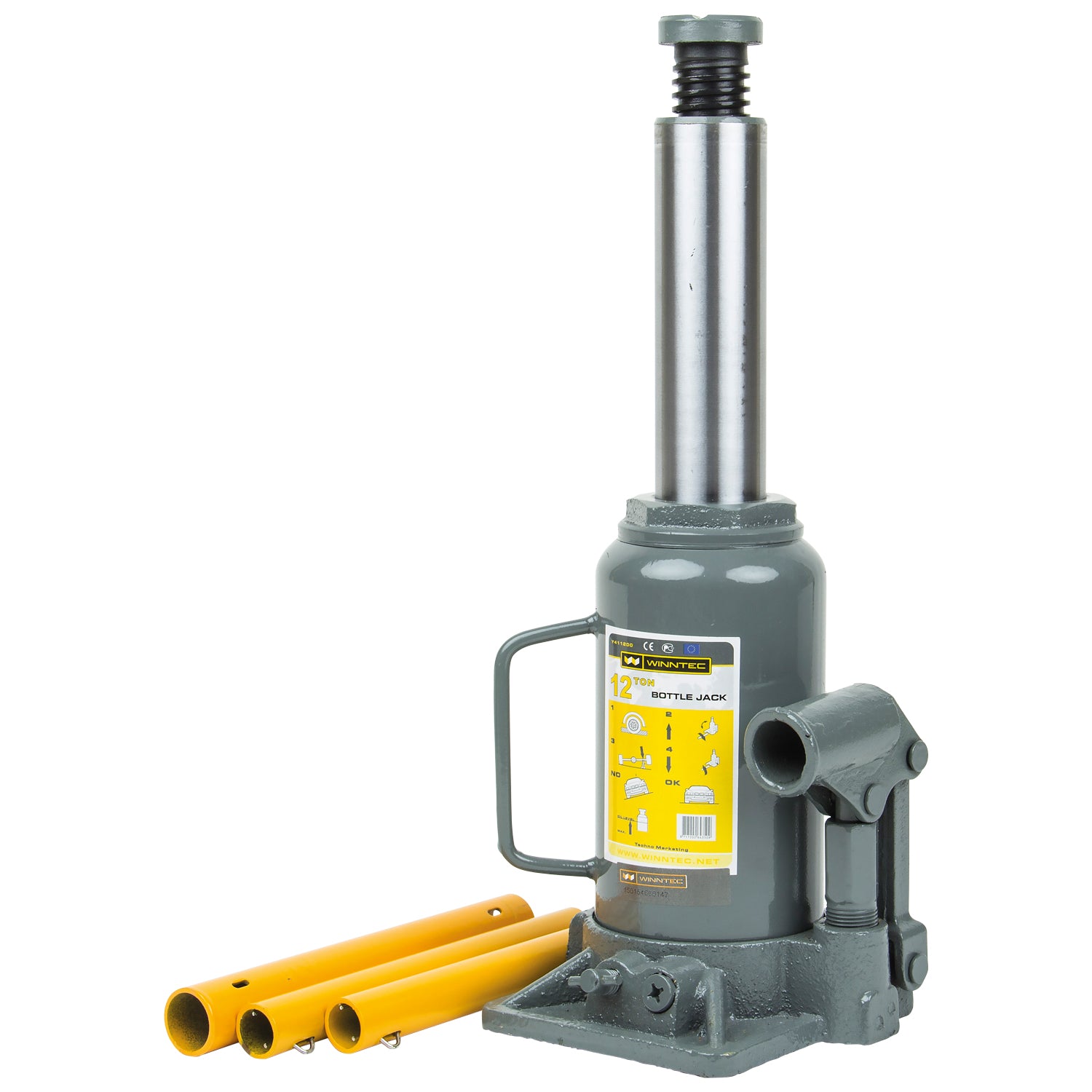 SIP 09843 Winntec 12 Ton Bottle Jack