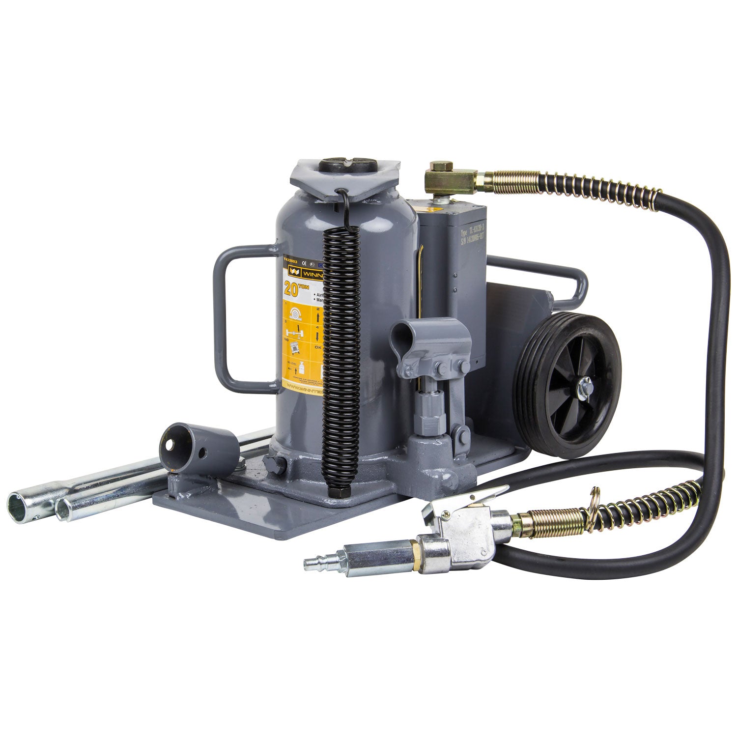 SIP 09844 Winntec 20 Ton Air Trolley Jack
