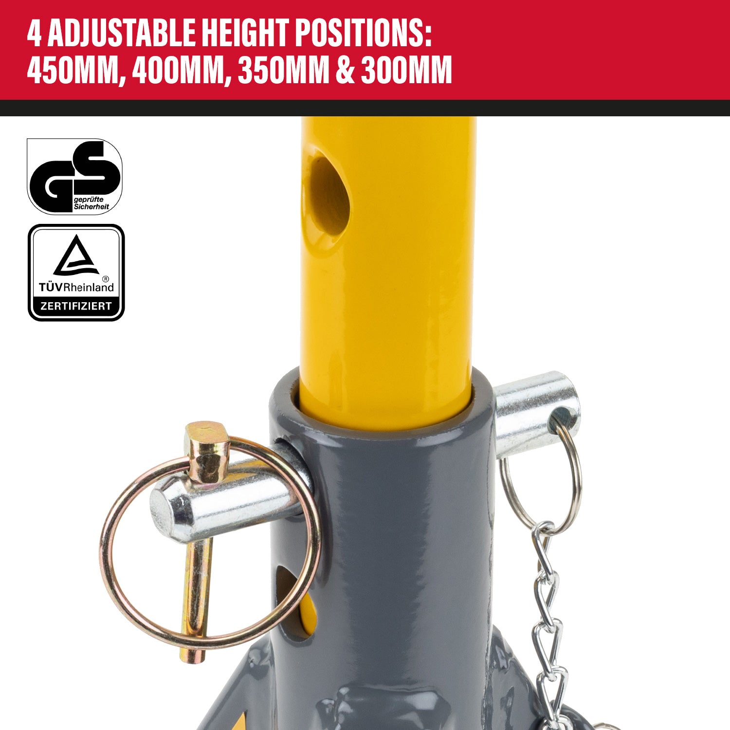 SIP 09849 WINNTEC® 6 TON Pin Jack Stands