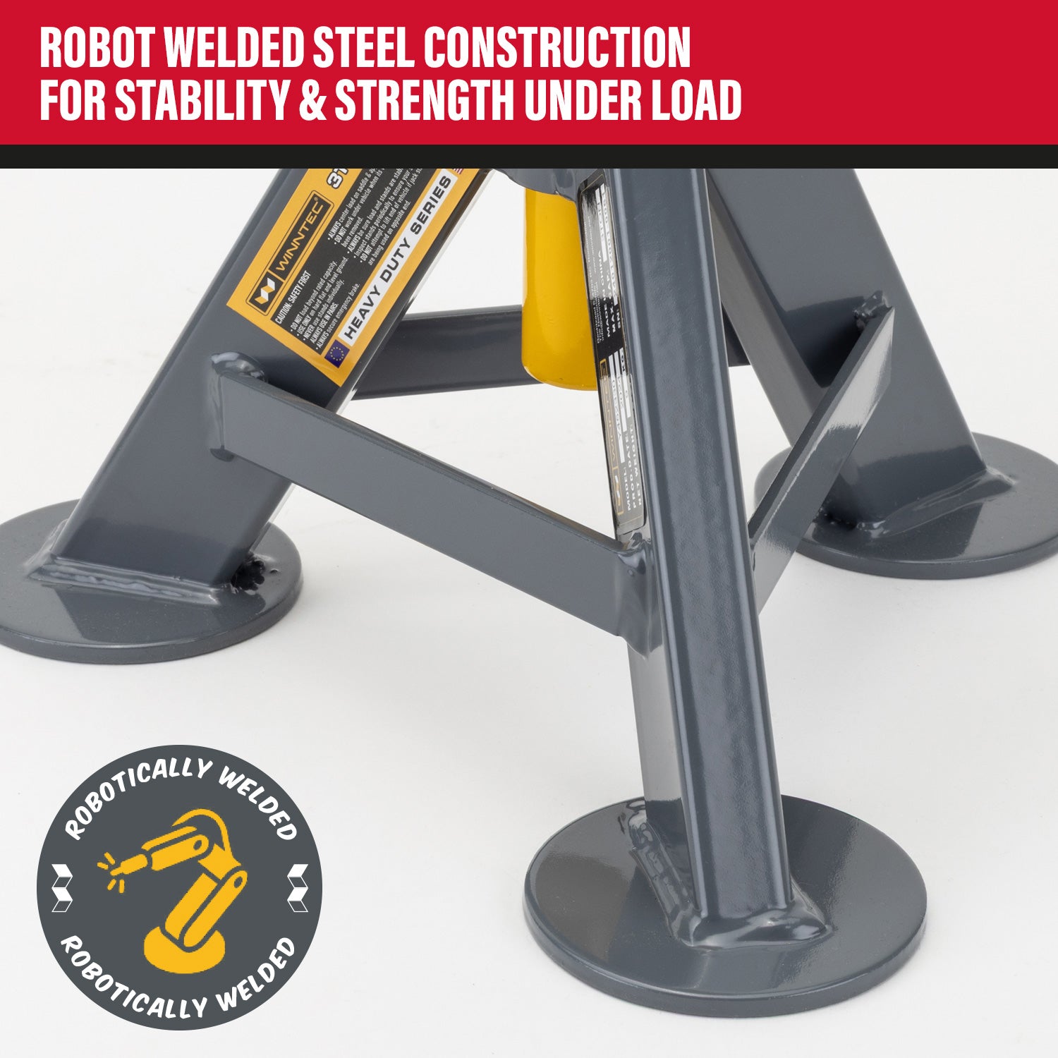 SIP 09847 WINNTEC® 3 TON Pin Jack Stands