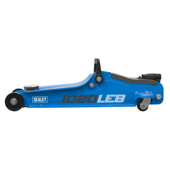 Sealey 1020LEB Low Profile Short Chassis Trolley Jack 2 Tonne - Blue