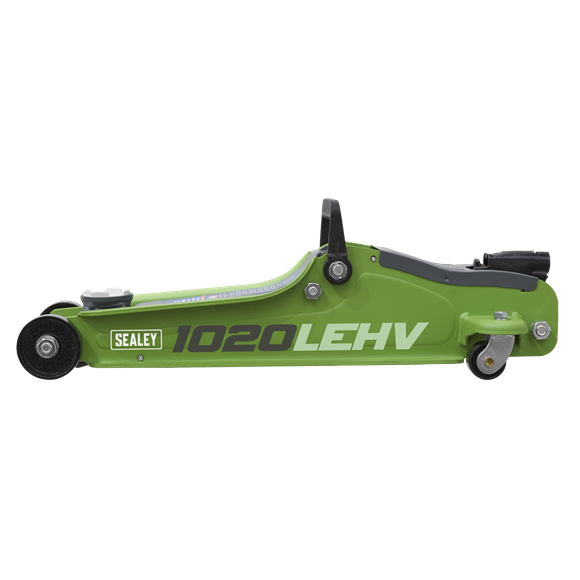 Sealey 1020LEHV Low Profile Short Chassis Trolley Jack 2 Tonne - Green