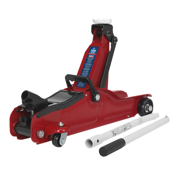 Sealey 1050CXLE Low Profile Short Chassis Trolley Jack 2 Tonne