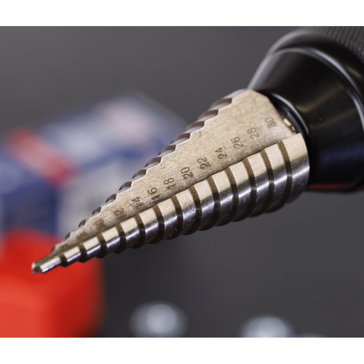 Sealey AK4732 HSS M2 Step Drill Bit 4-30mm Double Flute