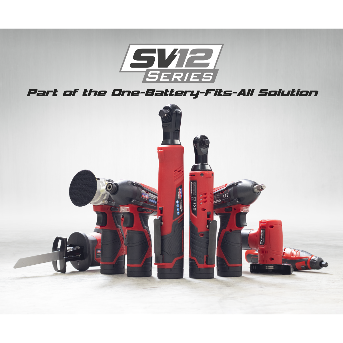 Sealey CP1200COMBO6 SV12 Series 2 x 12V Cordless Power Tool Combo Kit