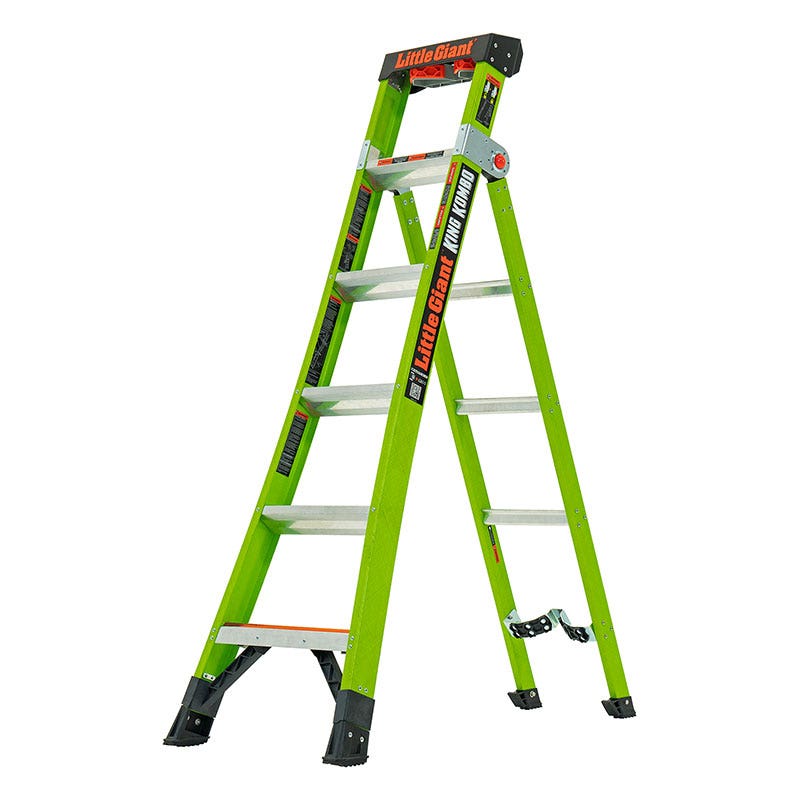 TB Davies 1303-206 6 Tread Little Giant King Kombo Industrial Step And Ladder