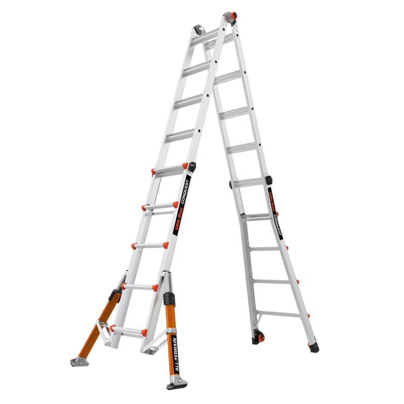 TB Davies 1304-025 5 Rung Little Giant Conquest All-Terrain Multi-Purpose Ladder