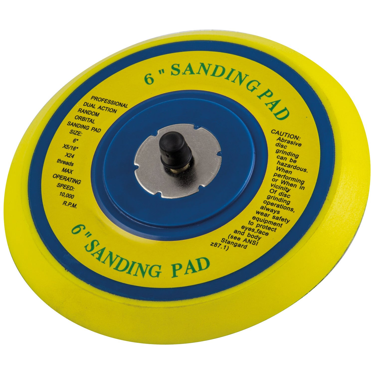 SIP 17576 6" Vinyl-Faced Sander Backing Pad