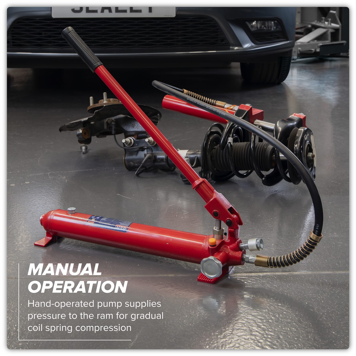 Sealey VS7011 Hydraulic Coil Spring Compressor 1000kg