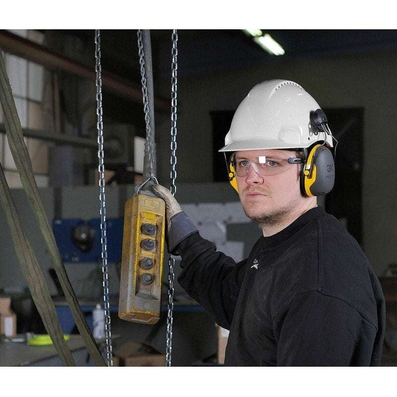 3M PELTOR X4A Ear Defenders (Hi-Viz)