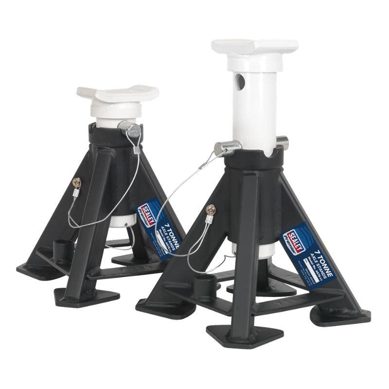 Sealey AS7S Axle Stands (Pair) 7tonne Capacity per Stand Short