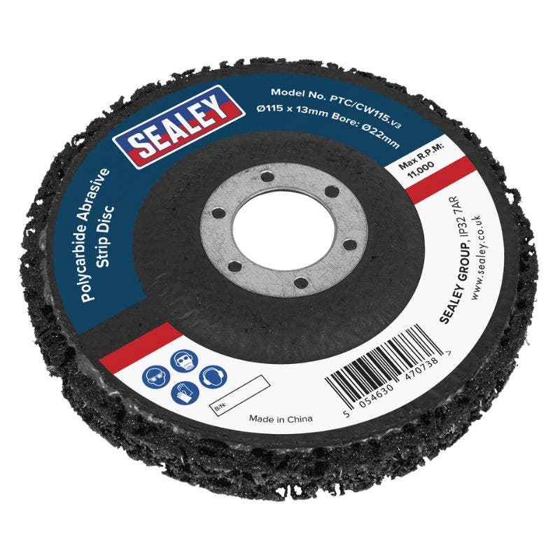 Sealey PTC/CW115 Polycarbide Cup Wheel Ø115 x 13 x Ø22mm