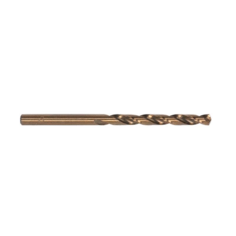 Sealey DB080CB HSS Cobalt Fully Ground Drill Bit Ø8mm Pack of 10