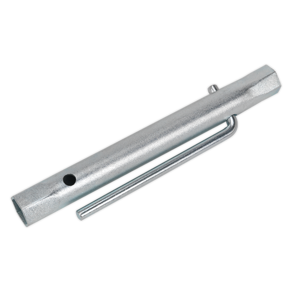 Sealey MS157 Long Reach Double End Spark Plug Box Spanner with L-Bar 16/18mm