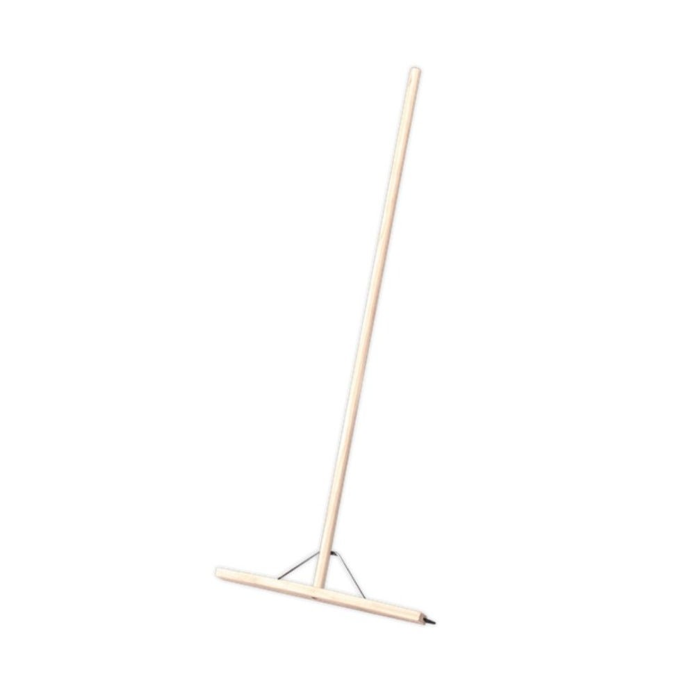 Sealey BM24RS Rubber Floor Squeegee with Wooden Handle 24"(600mm)