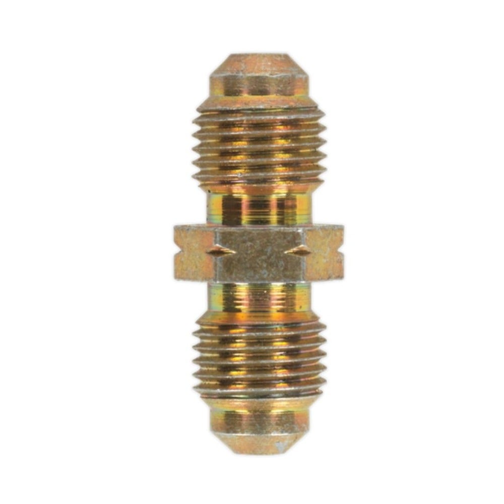Sealey BC101MC Brake Tube Connector M10 x 1mm Male to Male Pack of 10
