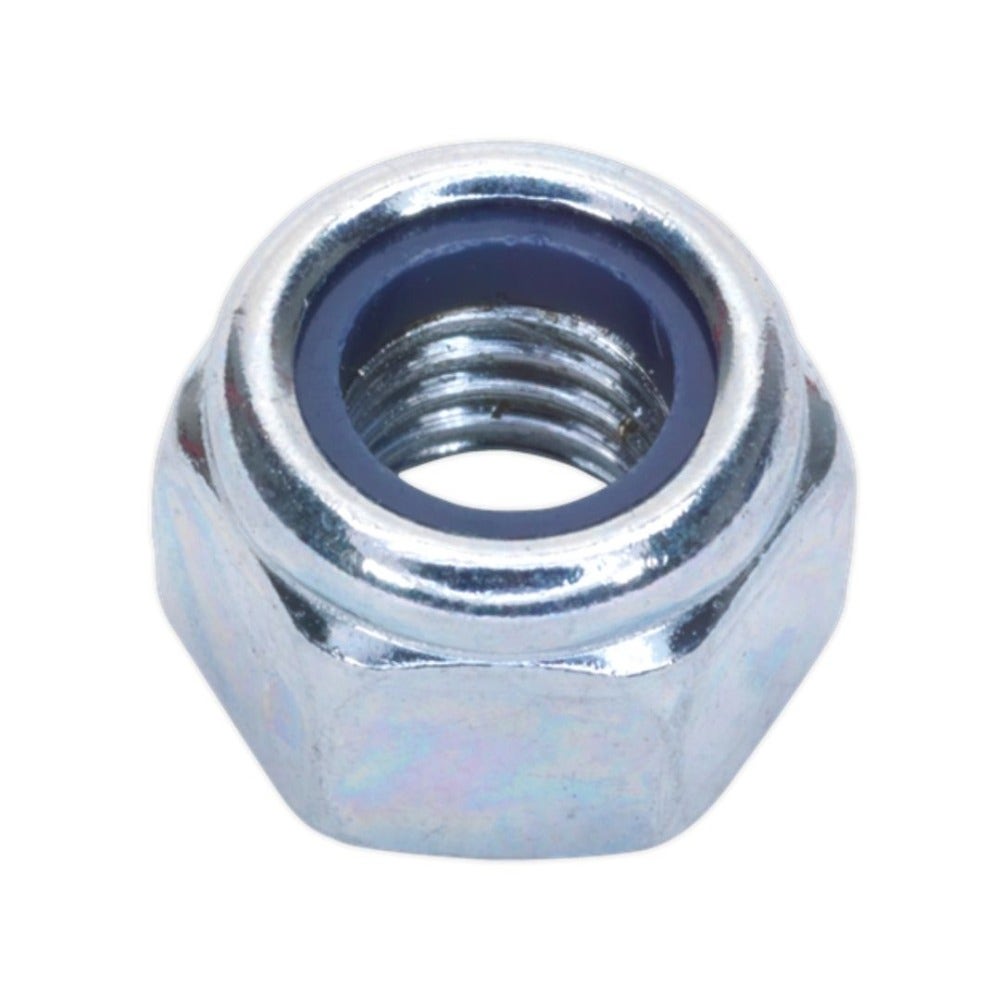 Sealey NLN8 Nylon Locknut M8 Zinc Pack of 100