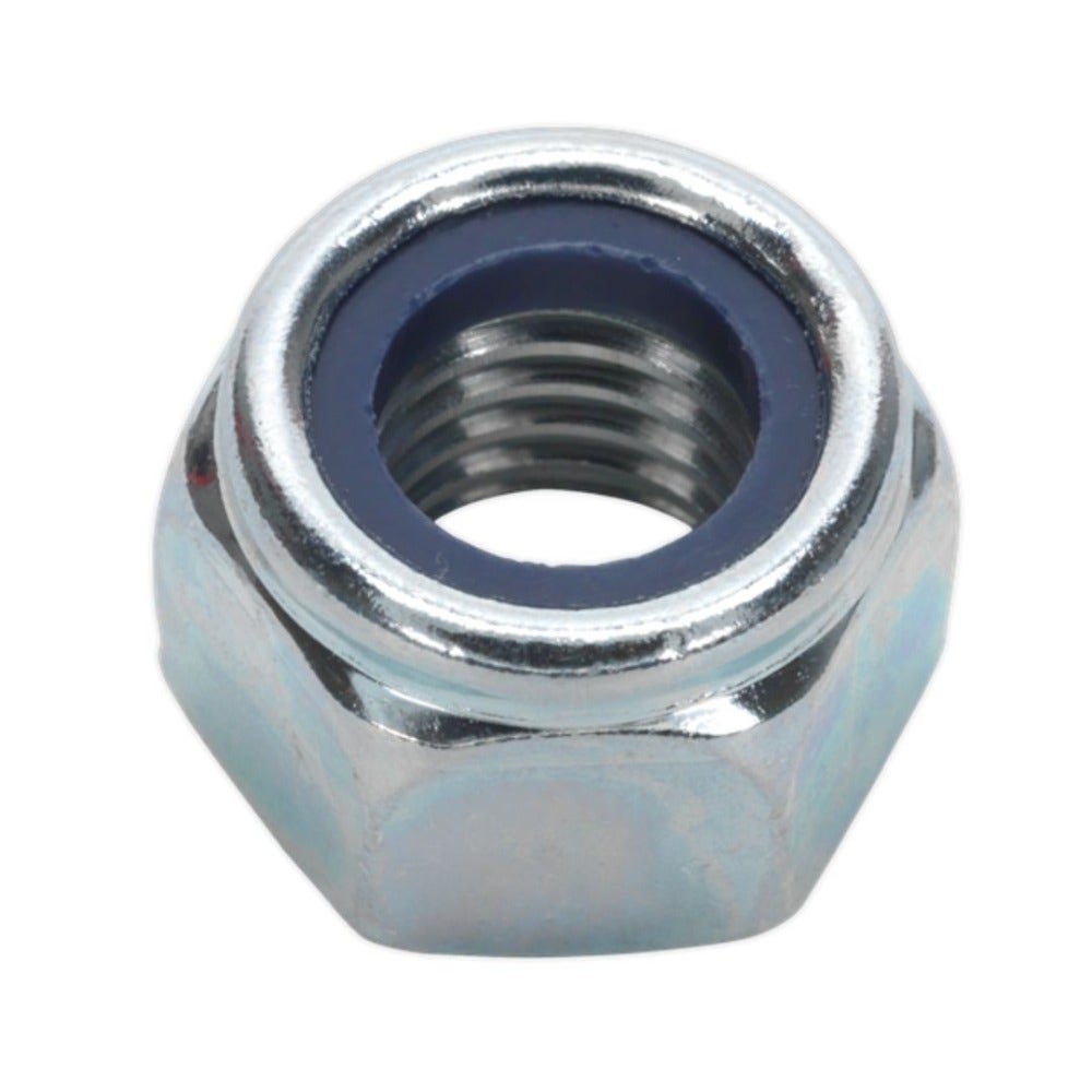 Sealey NLN12 Nylon Locknut M12 Zinc Pack of 25