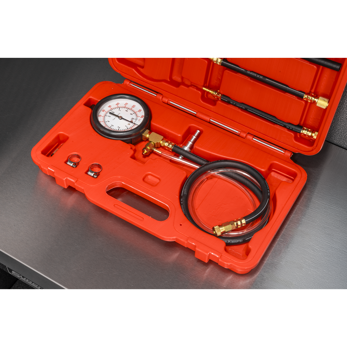 Sealey VSE211 Fuel Injection Pressure Test Kit - Test Port
