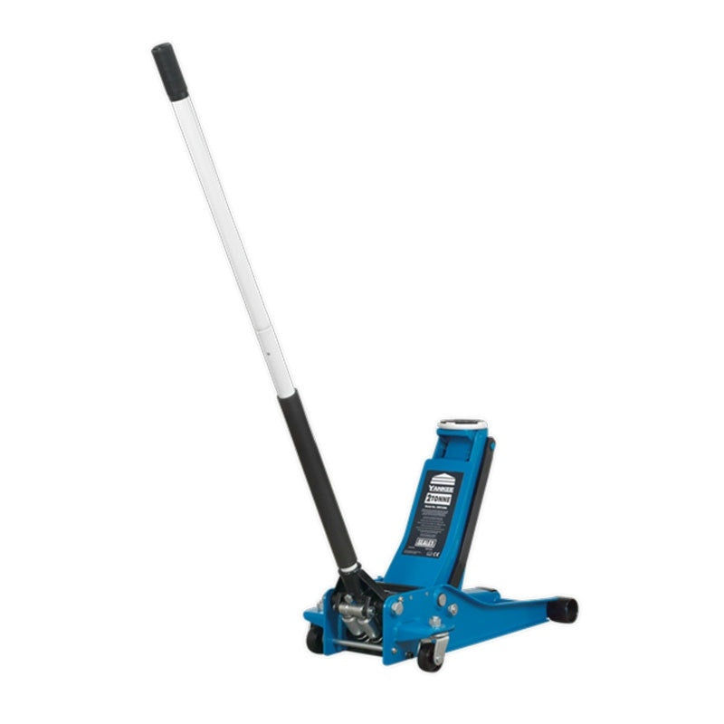 Sealey 2001LEBL Low Profile Trolley Jack with Rocket Lift 2.25 Tonne - Blue