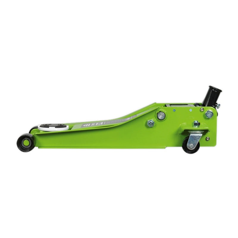 Sealey 2001LEHV Low Profile Rocket Lift Trolley Jack 2.25 Tonne - Green