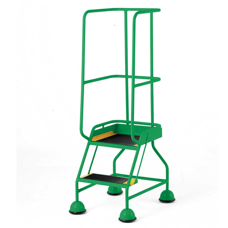 TB Davies 2 Tread Green STEPMOBILE+ Steel Trade Mobile Step