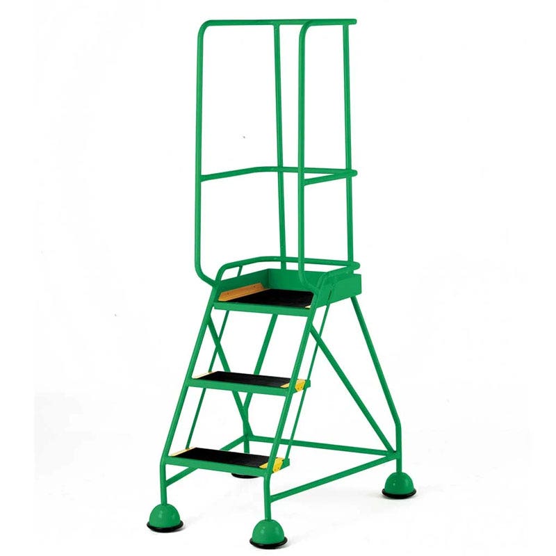 TB Davies 3 Tread Green STEPMOBILE+ Steel Trade Mobile Step