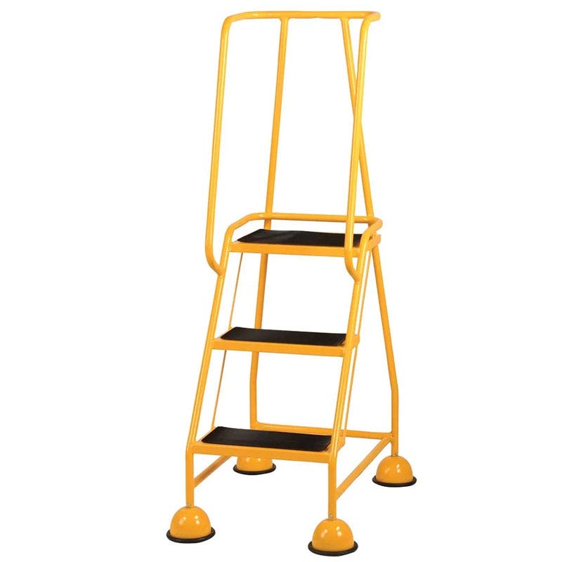 TB Davies 3 Tread Yellow STEPMOBILE+ Steel Trade Mobile Step