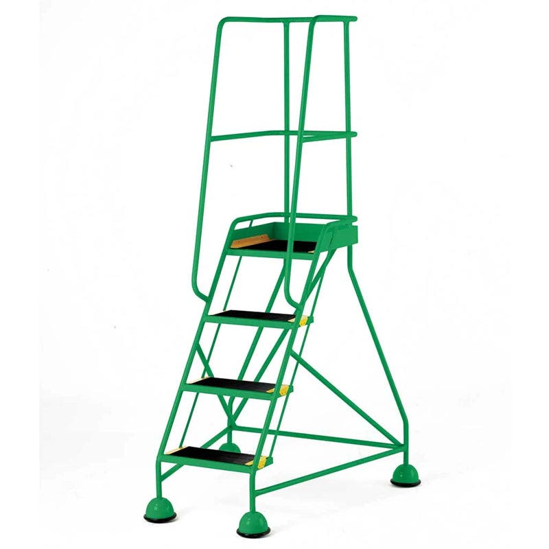 TB Davies 4 Tread Green STEPMOBILE+ Steel Trade Mobile Step