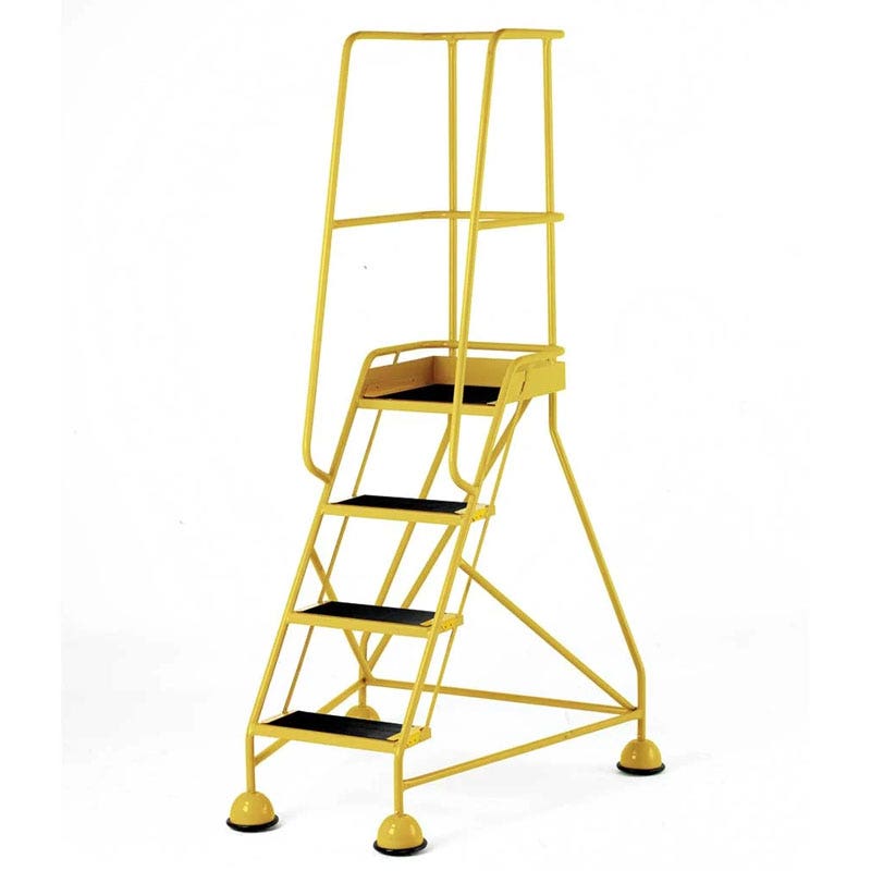 TB Davies 4 Tread Yellow STEPMOBILE+ Steel Trade Mobile Step
