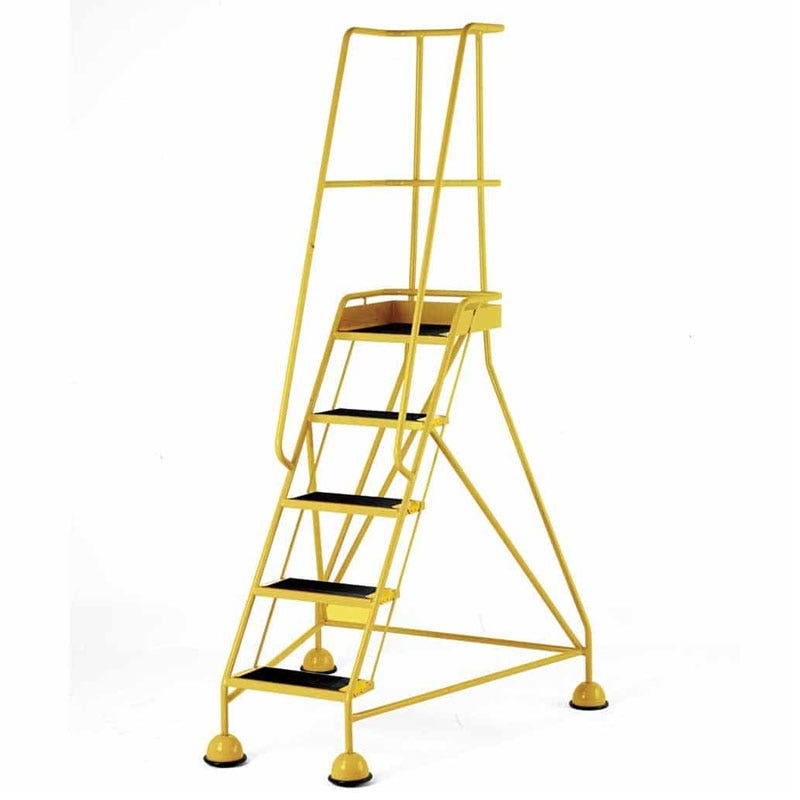 TB Davies 5 Tread Yellow STEPMOBILE+ Steel Trade Mobile Step