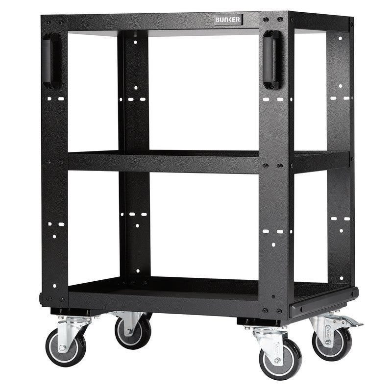 BUNKER 23634 Modular 3 Tier Tool Trolley, 646mm