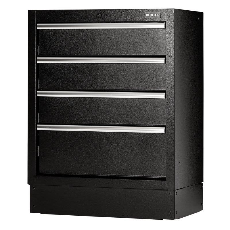 BUNKER 23746 Modular Floor Cabinet, 4 Drawer, 680mm
