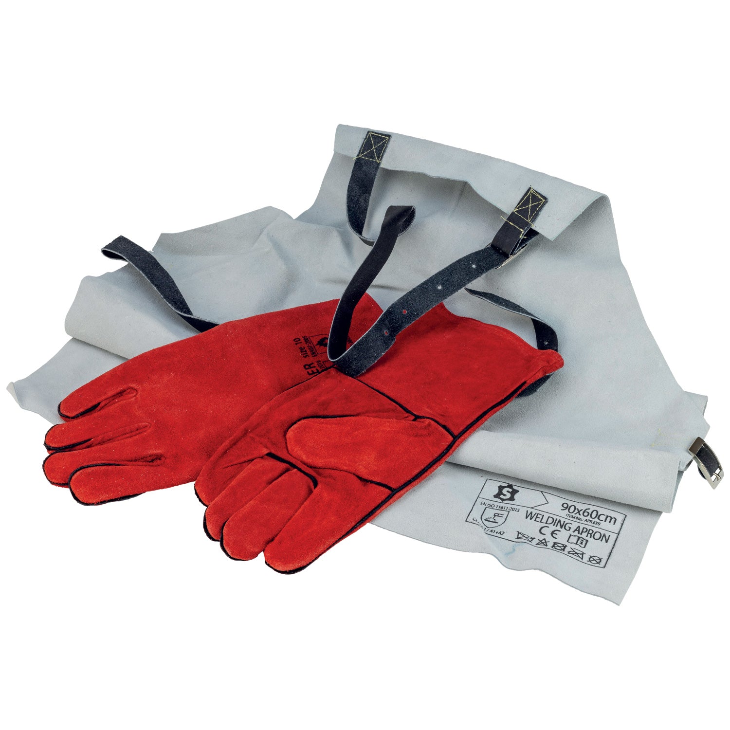 SIP 25112 Leather Welding Gloves And Apron
