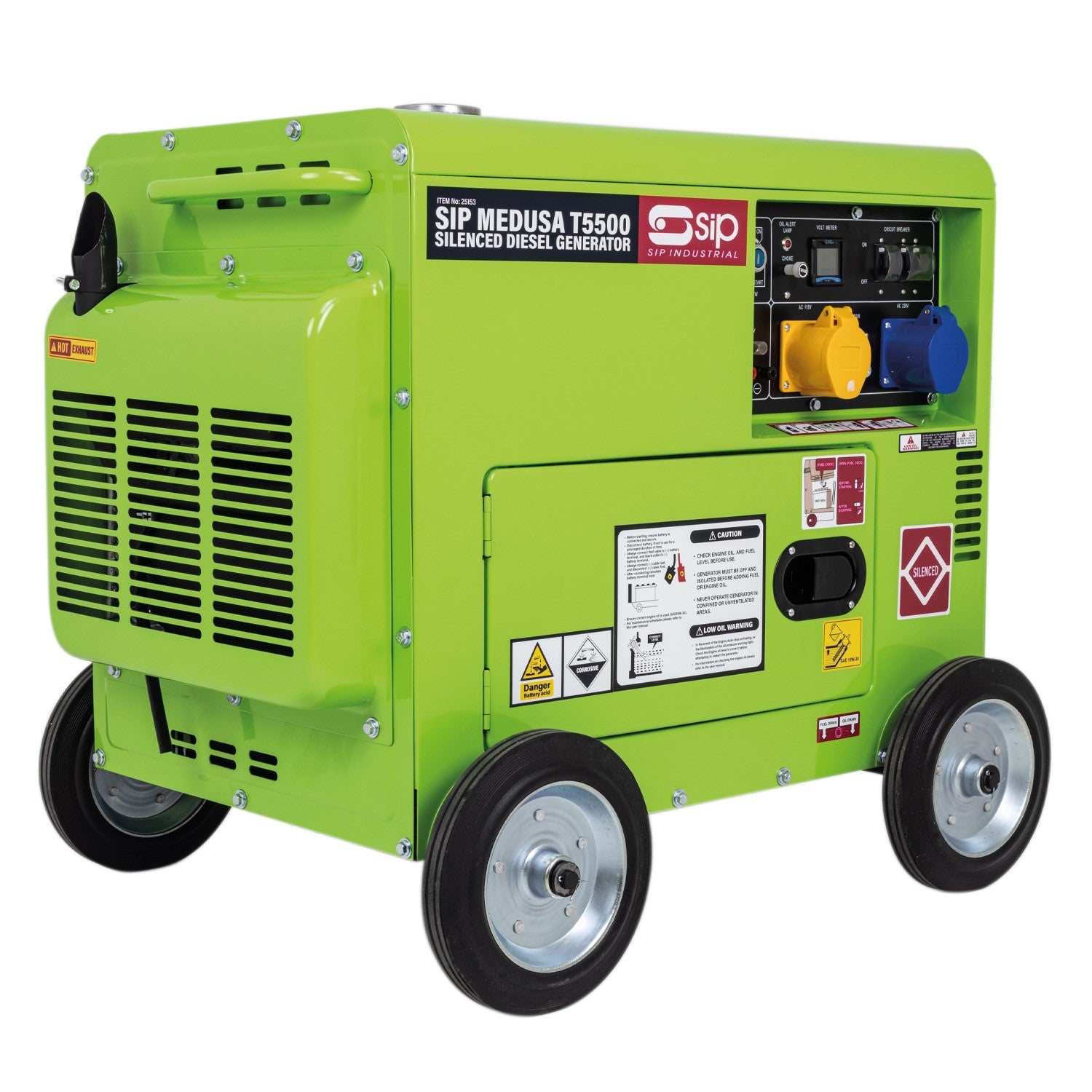 SIP 25153 MEDUSA T5500 Silenced Diesel Generator